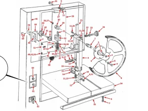 Xcalibur Bandsägeblatt 1/4 Zoll 14TPI - Für Startrite 351S 352