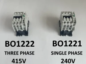 CONTACTOR w/ AUX CONTACT (SEE OPTIONS)