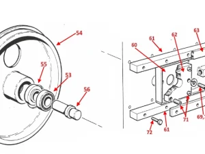 TENSION END BANDWHEEL, TENSIONING & TRACKING - H175