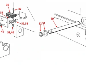 HEAD DOWN MICROSWITCH & PIVOT - H175
