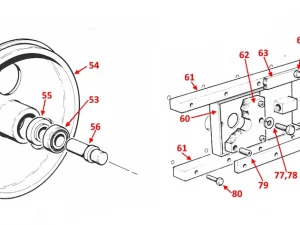 TENSION END BANDWHEEL, TENSIONING & TRACKING - H200