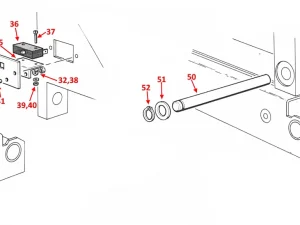 HEAD DOWN MICROSWITCH & PIVOT - H200