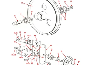 TENSION END BANDWHEEL, TENSIONING & TRACKING - H250/H280/H330