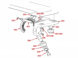 BEARING CASTING - TA 300 PS