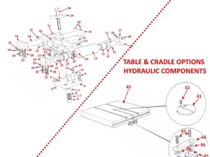 TABLES, CRADLES & HYDRAULICS - V500
