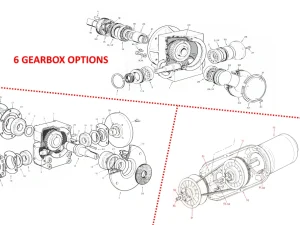 GEARBOX OPTIONS - H250, H280 & H330