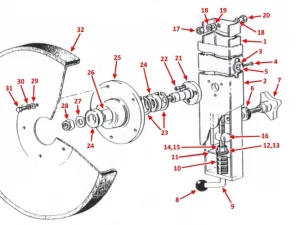 BLADE TENSIONING & BANDWHEEL TRACKING - 502S