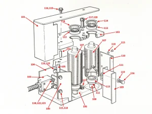 FIXED ROLLER FEED VICE (AUTO ONLY) - H250/H280/H330