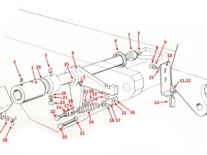 SWING AWAY ASSEMBLY (AUTO ONLY) - H250/H280/H330