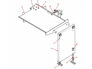 DISCHARGE TRAY (MANUAL ONLY) - HB Series