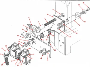 HEAD DOWN / UP LIMIT SWITCH (AUTO ONLY) - HB Series