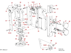 TOP BRACKET & GUIDE POST - V900