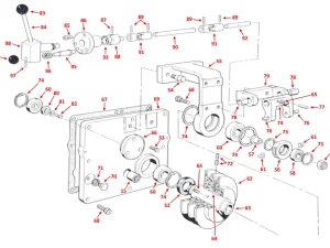 GEARBOX INPUT & GEARSHIFT ASSEMBLY - V900