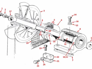 LAYSHAFT & SIMPLATROLL PULLEY - V900