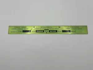 Metric French Speed Plate