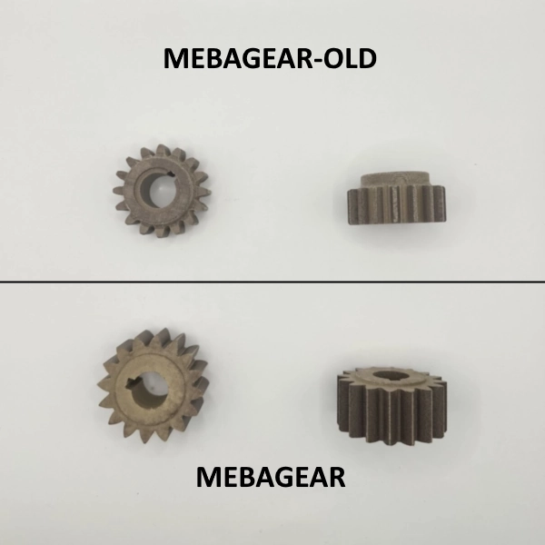Startrite MEBA fibre gear options, both new and old versions