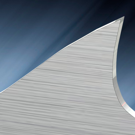 M42 Bi-Metal Bandsaw Blade. Image shows a single tooth from the blade