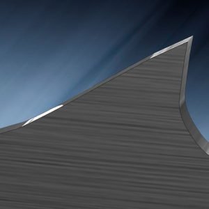 Carbon Steel Bandsaw blade product image, showing a single tooth from one of these blades