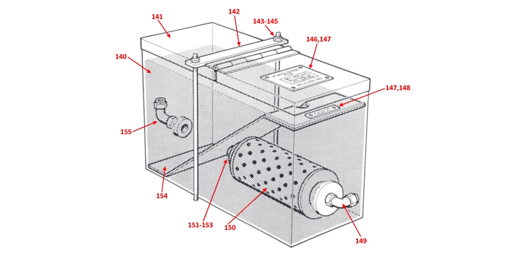 NUMBERED PARTS DIAGRAM FOR A STARTRITE V900 HYDRAULIC TANK