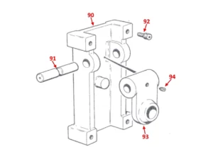 JOCKEY WHEEL BRACKET - 316