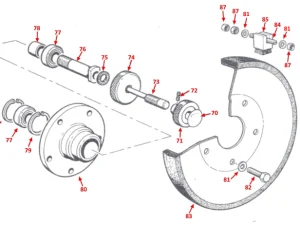 TRACKING WHEEL HUB - 316