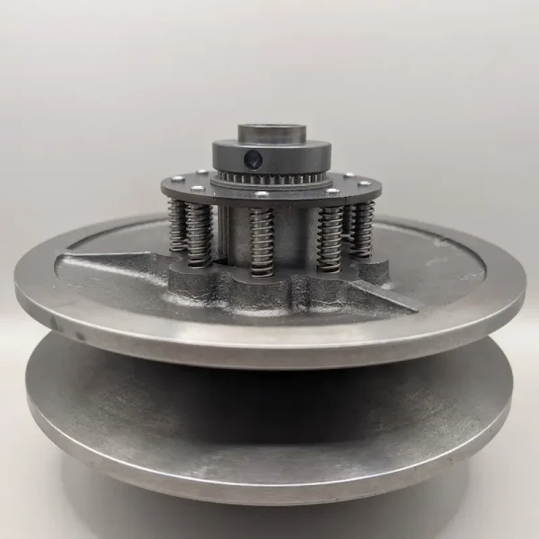 316 Auto Expanding Pulley assembly, showing springs used to adjust the pulley diameter