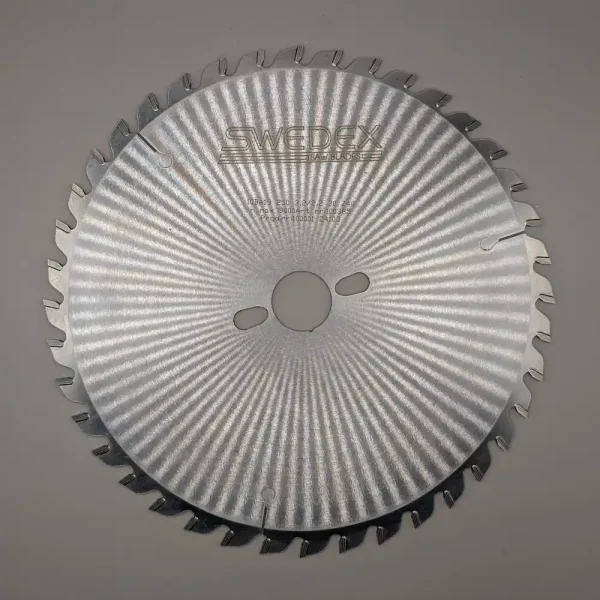Universal circular saw blade for the Startrite TA300 & TA1250. 250mm diameter, 30mm bore, 40 teeth. NOT compatible with a scoring blade