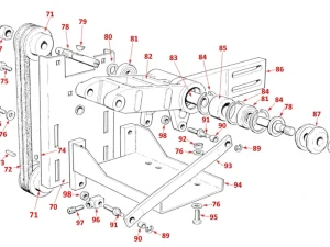 SAW SPINDLE ARM & MOTOR PLATFORM - TA 175 / 275