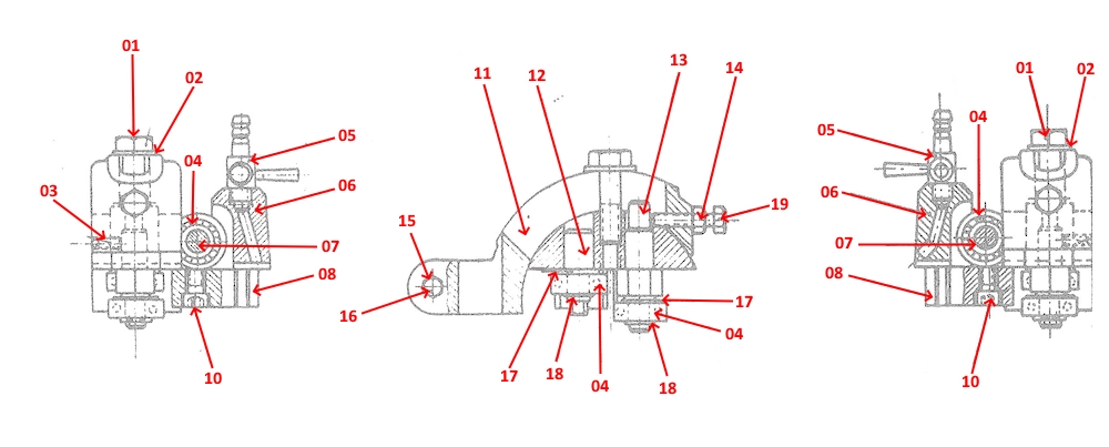 Spare Parts diagram for the Startrite Metora Blade Guides