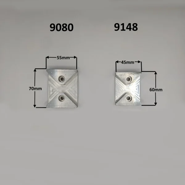 Aluminium Support Block options for the Startrite CF350, SC350, C350 & CS14 metal cut off saws. Suitable for manual & pneumatic vices