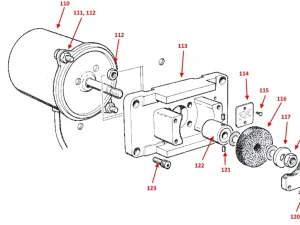 GRINDER UNIT for BSO25 BLADE WELDER