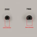 Two options for the Startrite Universal roller guide spindle. 2502 features a 11mm Diameter. 7466 features a 14mm diameter