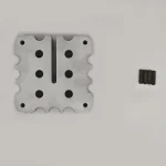 Startrite 352SB Table insert spare part, shown with the four grub screws it comes with.. Suitable for the Startrite 352SB, 401S, 440R, 501S, 581S, 681S, 781S & 941S