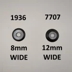 Startrite TA175 & TA275 Clamp washer options. Shows both an 8mm wide & 12mm wide clamp washer