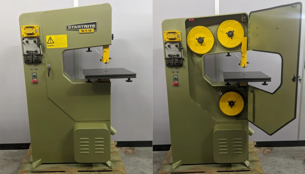 Image of a fully reconditioned Startrite vertical bandsaw.