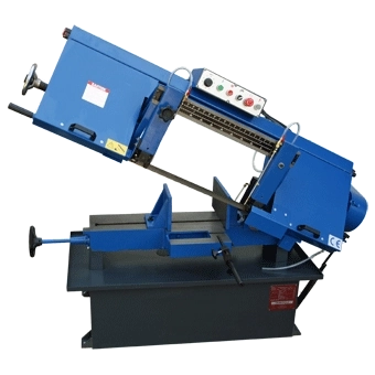 SAWSUK E-1018M Horizontal Bandsaw, in a blue colour Scheme 