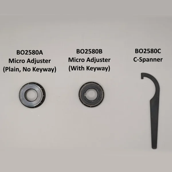 Micro Adjuster spare parts for the Startrite TA300 & TA1250. C-Spanner also available for the keyed microadjuster