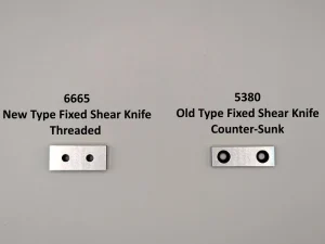 Fixed Shear Knife options for Startrite bandsaw blade welders.