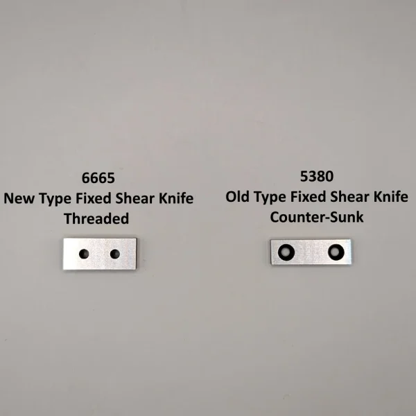 Fixed Shear Knife options for Startrite bandsaw blade welders.