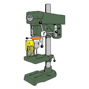 Startrite Mercury 10 pillar drill machine diagram 