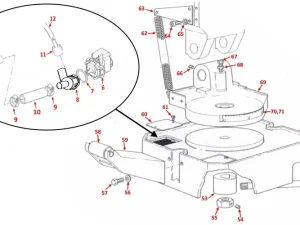 COOLANT PUMP, SWIVELLING PEDESTAL & MACHINE BASE