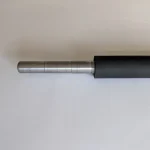 longer side of the spindle for the Startrite PT260 rubber feed roller. It has a 16mm diameter at its narrowest point, and 17mm at its widest point.