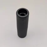 top down view showing step in metric handle.