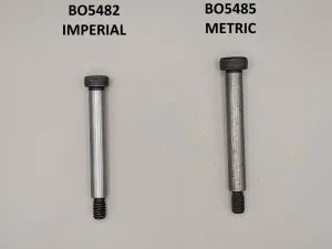 Imperial & metric shoulder screw options for rise & fall handles on the TA175