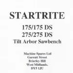 Startrite TA175 & TA275 manual front page