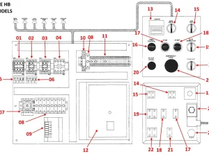 ELECTRICAL SPARES - HB AUTO MODELS ONLY (HB250A, HB280A, HB330A)